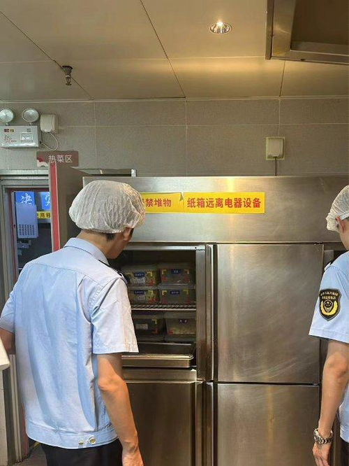 秦都區(qū)古渡街道 消防食品雙檢查 筑牢安全 雙防線